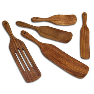 Spatule en bois au meilleur prix réduit, ustensiles de cuisine pour restaurant, outils en bois pour la préparation et le service de gâteaux - Product Image 6