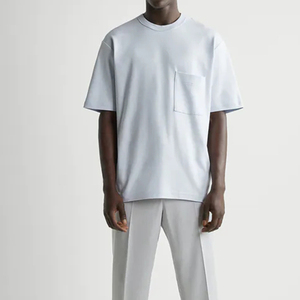 Nouveaux T-shirts pour hommes tendance de qualité supérieure 100% coton 180 g/m² respirants, grandes tailles, personnalisables, service OEM - Product Image 4
