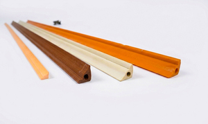 Custom PVC Corner Profile Extruded <b>Plastic</b> Trim Quarter Round Hollow <b>Bead</b> Moulding For Furniture Cabinet Wall Edge Guard Factory - Product Image 5