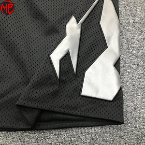Pantalones Cortos de Baloncesto Personalizados, Deportivos, con Bolsillos, Nombre Cosido Personalizado, Ropa Deportiva Unisex, Pantalones Cortos de Malla para Hombre - Product Image 3