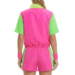Ensemble short coupe-vent léger pour femme, vêtements de sport personnalisés, ensemble deux pièces pour la course à pied, l'entraînement, les loisirs et les activités de plein air - Product Image 2
