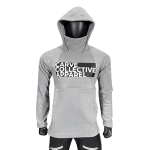 เสื้อฮู้ดสกีฤดูหนาวแบบมีโลโก้สั่งทำพิเศษ - เสื้อแจ็คเก็ตผ้าฟลีซโพลาร์แบบซอฟต์เชลล์ ปิดด้วยซิป กันน้ำ 10,000 มม. กันลม กันรังสียูวี สำหรับเล่นสกี - Product Image 2