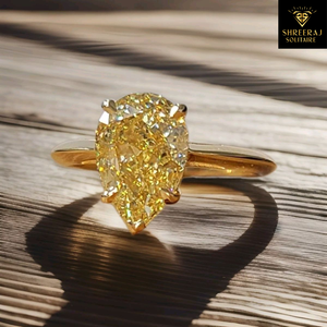 Diamante Pera Amarillo Intenso de 5.00 Quilates, Cultivado en Laboratorio CVD, Certificado IGI, Claridad VVS, Diamante Suelto para Joyería, Venta al Por Mayor - Product Image 4