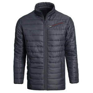 Chaqueta de Invierno Impermeable para Hombre, de Alta Calidad, con Capucha, Logotipo Personalizado, Estilo Urbano, Negra, con Cremallera Resistente al Viento - Product Image 2