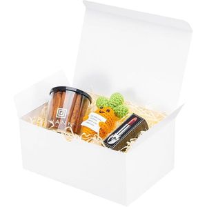 UnicoPak 6-Pack White Gift <b>Boxes</b> with Lids Bulk Birthday <b>Party</b> Favors for Presents for Special Occasions - Product Image 1