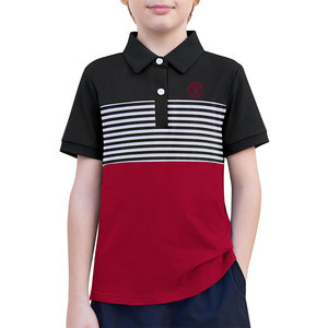 เสื้อโปโลกอล์ฟสำหรับเยาวชน ผ้าแห้งเร็ว สวมใส่สบาย ระบายอากาศได้ดี แขนสั้น เหมาะสำหรับการฝึกซ้อมกลางแจ้ง - Product Image 1