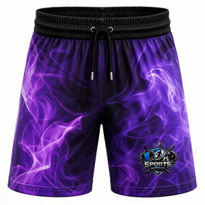 Shorts de football de haute qualité en polyester premium, maille respirante, séchage rapide, souples et performants, vêtements de sport haute performance - Product Image 1