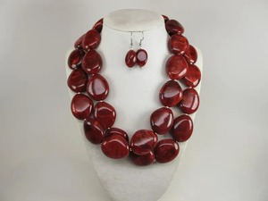 Modern Designer Resin <b>Necklace</b> for Women New Fashionable Classic Style for Wedding Parties Classic Jewellery for Gift Wear - Product Image 2