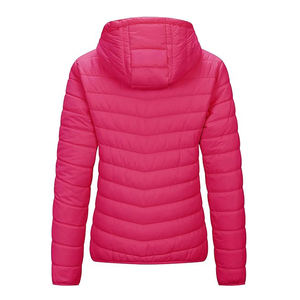 Veste matelassée légère et respirante pour femme, veste matelassée chaude avec fermeture éclair, veste matelassée décontractée - Product Image 4