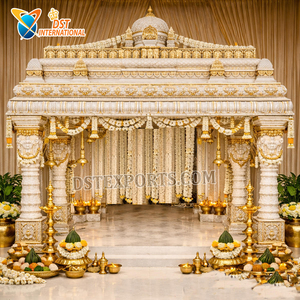 Escenario de Boda Estilo Ventana Americana, Personalizado al Estilo Indio para la Noche de Sangeet, Desmontable, Ligero, de Fibra de Vidrio - Product Image 2