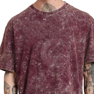 Microfiber Cotton Street Wear <b>Tshirt</b> Oversized Drop Shoulder T-shirt Custom High Quality Printing Heavy T Shirt for Men - Product Image 6