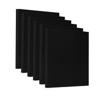Toile tendue noire 40x50cm, toile de peinture de qualité supérieure, apprêtée au gesso, pour la peinture à l'acrylique, l'huile, l'art en studio
