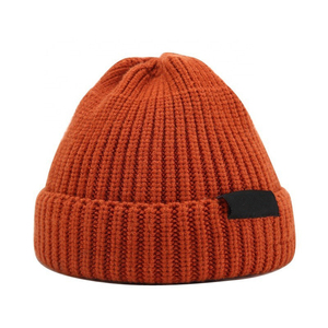 Custom Logo 3D Embroidery Sublimation Print Unisex Adult Autumn/Winter Warm Breathable <b>Waterproof</b> Acrylic <b>Beanie</b> Cap - Product Image 1