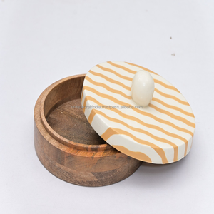 กล่องเก็บชามะม่วงทำจากไม้เนื้ออ่อน | กล่องใส่ขนมปังแบบเรียบง่ายอย่างยั่งยืนสำหรับห้องครัวที่เป็นมิตรต่อสิ่งแวดล้อม - Product Image 3