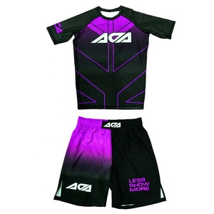Tenue d'arts martiaux Charr 2025 – Ensemble d'entraînement MMA personnalisé entièrement sublimé pour hommes en Spandex/Polyester 220g, respirant et à séchage rapide - Product Image 1