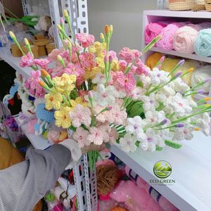 Flores de ganchillo: Novedad de Vietnam, personalizables a pedido, tamaño personalizado, caja/OEM. Juguetes de costura y tejido. - Product Image 2