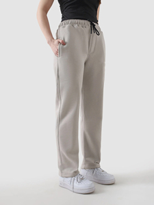 Pantalon de survêtement homme coupe ample évasée, style baggy, à rayures, jambe large, avec logo personnalisé - Product Image 4