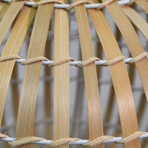 Lámpara Colgante de Mimbre de Bambú, Lámparas de Techo Rústicas para Sala de Estar y Cocina - Product Image 3