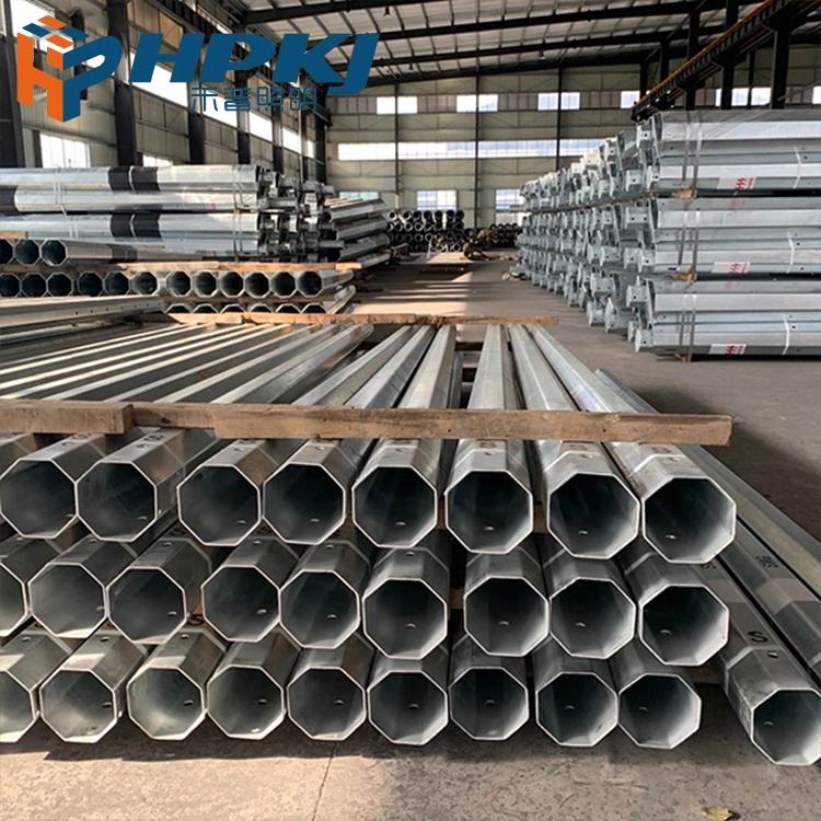 Hepu Mạ Kẽm Nhúng Nóng Bát Giác Street Steel Chiếu Sáng Ba Lan Chất Lượng Cao Và Giá Rẻ Giá Ánh Sáng Cực 10M 15M 20M Solar Street L