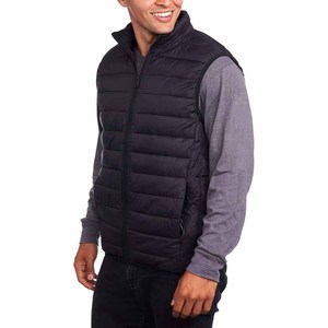 Customized Waterproof Unisex Bubble Jackets 100% Nylon Stand Collar Front Logo New Design <b>Top</b> Selling - Product Image 2