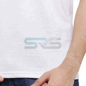 Camisetas de Diseño Moderno para Hombre, 100% Algodón, Corte Holgado, Color Sólido, con Diseño Liso y Logotipo Frontal - Product Image 5