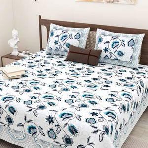 Juego de Ropa de Cama de Viscosa para el Hogar, Precio de Fábrica al por Mayor, Sábanas de Viscosa Estampadas de 3 Piezas con Fundas de Almohada - Product Image 1