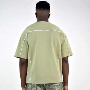 T-shirts pour hommes en coton 100% solide, séchage rapide, prix de gros tendance, faible MOQ, meilleure qualité, confortables, en vente - Product Image 6