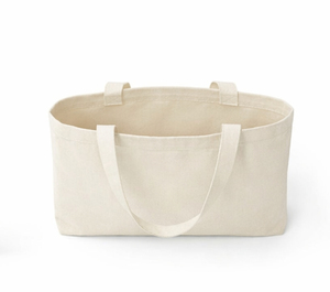 Bolsa de Lona Mediana con Asa para el Hombro, para Uso Diario, Color Natural - Product Image 4