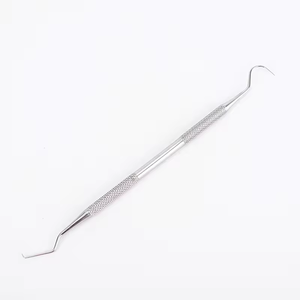 3 Pcs Stainless Steel Dental Oral Hygiene Instrument Kit Teeth Cleaning Tartar Scraper Scaler Mirror Tweezer Probe Dentavex - Product Image 2