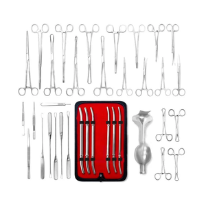 Juego de 35 Instrumentos de Ginecología para Dilatación y Curetaje de Azicon, Acero Inoxidable, Dilatadores Uterinos D&C, Curetas, Espéculos - Product Image 1