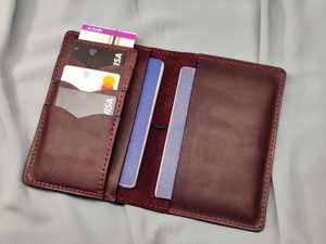Secure RFID Genuine Leather Eco-Friendly Unisex Passport Holder Travel <b>Wallet</b> Custom Logo Cover Case Credit <b>Card</b> <b>Wallet</b> PTH-0138 - Product Image 3