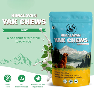 Friandises dentaires pour chiens au fromage de lait de yak de l'Himalaya de qualité supérieure, saveur menthe, dures, longue durée, naturelles, riches en protéines, collation pour animaux de compagnie OEM ODM - Product Image 3