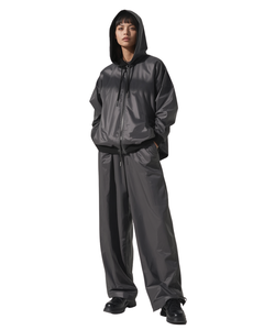 Conjunto Deportivo Informal de Dos Piezas para Mujer, Sudadera Holgada de Nailon y Pantalones Anchos, Estilo Urbano - Product Image 2