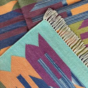 Stylish Cotton Dhurrie Area <b>Rugs</b> for Modern Living Room <b>Kitchen</b> Bedroom Set 004 - Product Image 4