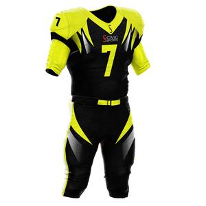 Football américain Uniforme de football américain à impression par sublimation personnalisé pour les jeunes Uniforme de football américain à sublimation personnalisée - Product Image 3