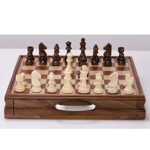 Premium Handcrafted Wood <b>Chess</b> <b>Set</b> Large Classic <b>Board</b> Game with Built-in Drawer Storage Adults Kids Gift Home Decor <b>Chess</b> <b>Set</b> - Product Image 6