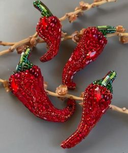 Designer Handmade Embroidery Beaded Brooch Unique Artisan Fashion Pin Perfect Gift for Her - Product Image 1