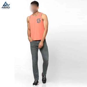 Camiseta sin Mangas Deportiva Ligera para Hombre, Cuello Redondo, Nueva Tendencia, Personalizable, Cómoda, para Gimnasio y Entrenamiento, OMM ODM - Product Image 1