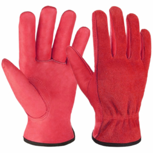 Gants de sécurité en cuir pleine fleur grainé, robustes, résistants à l'abrasion, économiques, pour le travail et la conduite, usage général - Product Image 5