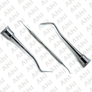 เครื่องมือแกะสลักอัลมาลกัมทางทันตกรรมแบบสองหัว ผลิตจากสแตนเลส ใช้พลังงานแบบแมนนวล ได้รับการรับรองมาตรฐาน CE ระดับ Class III ใช้ซ้ำได้ - Product Image 3