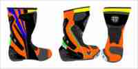 Bottes de moto mi-mollet en cuir synthétique/véritable, semelle extérieure en caoutchouc, couleurs et tailles personnalisables, fermeture éclair, unisexe, moto
