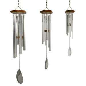 Campana de Viento Decorativa de Metal para Exteriores, Decoración Colgante para el Hogar, Jardín y Patio - Product Image 1