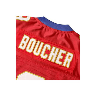 Camiseta de Fútbol Americano Unisex Azul Marino, 100% Poliéster, Cuello en V, Manga Corta, Absorbe la Humedad, Impresión por Sublimación, Uniforme de Equipo con Número - Product Image 6