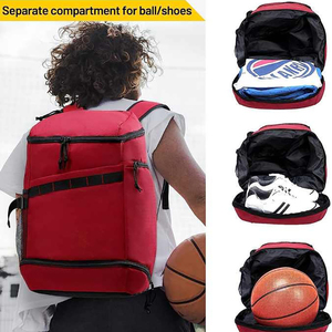 Sac de sport de basketball en polyester durable pour équipement d'équipe, service OEM, personnalisation de marque, vente en gros, exportation directe usine - Product Image 4