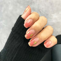 Ongles en gel semi-durcis coréens 100 % qualité salon, véganes, sans cruauté, non toxiques, personnalisables, faciles à appliquer