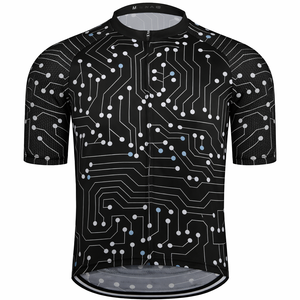 Mens Professional Road <b>Cycling</b> Jersey Short Sleeve Bicycle Apparel with 3+1 Pockets Full Zipper Design - Product Image 1