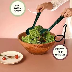 Cuillère à salade jetable faite à la main en résine pour accompagnements et salades, pour la maison et l'hôtellerie, prix de gros en Inde - Product Image 2