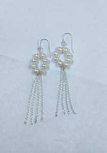 Freshwater <b>Pearl</b> <b>Earrings</b> Handmade Elegant Dangle <b>Pearl</b> Jewelry Wholesale Gift Accessories for Women - Product Image 5