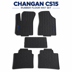 Heavy Duty Leather <b>Custom</b> Fit <b>Car</b> Floor <b>Mats</b> with Honeycomb Groove Pattern Waterproof Fire Resistant All Weather OEM ODM - Product Image 1