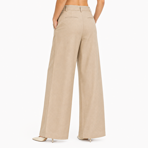 Premium Quality Mid Waist Yoga <b>Flare</b> Pants For Women Workout Gym Athletic Activewear <b>Leggings</b> Custom Logo Pant for Women - Product Image 4